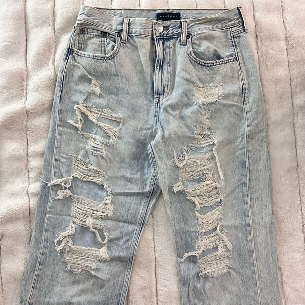 Aeropostale Light Blue Baggy Jeans